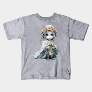 The Littlest Ghost Girl Kids T-Shirt